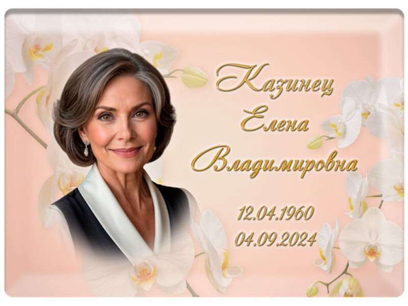 Таблички из металлокерамики